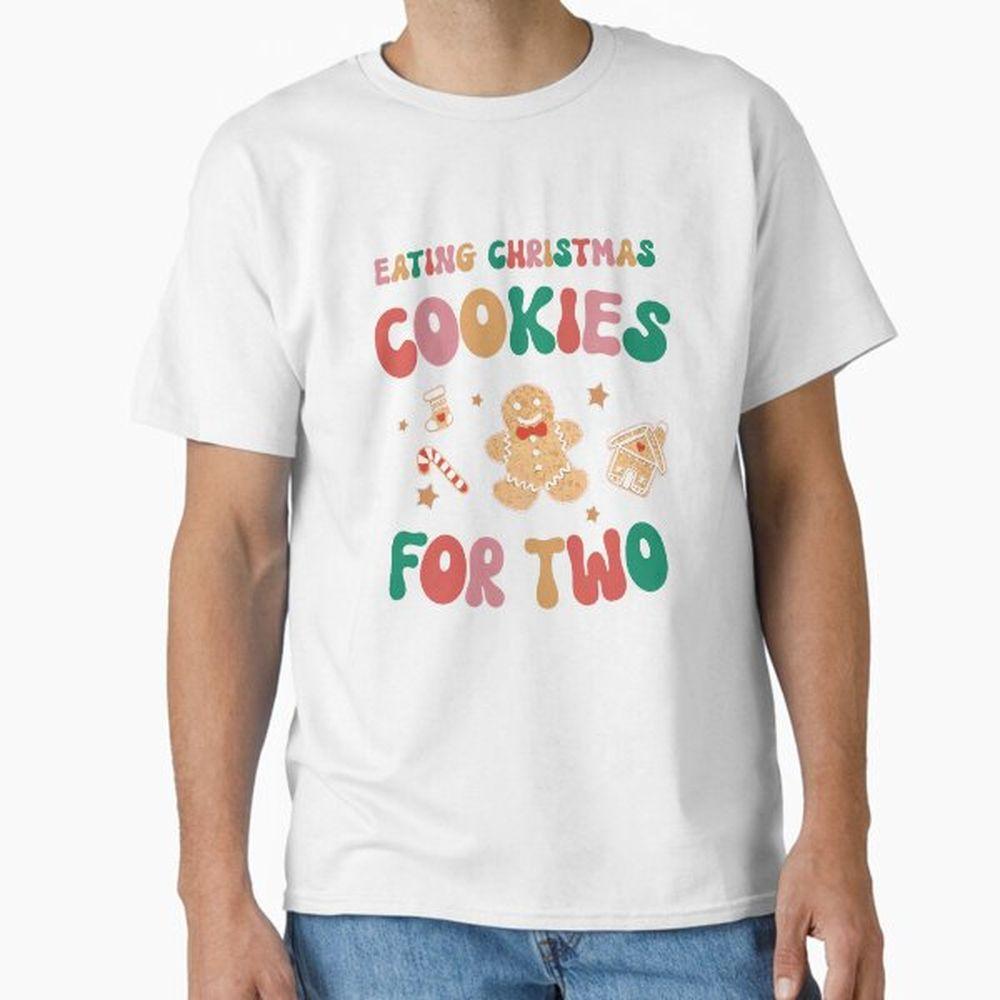 Christmas Pregnancy Announcemen Eating Cookies For Two Christmas Maternity Awesome Shirt Christmas Pregnancy Announcemen Eating Cookies For Two Christmas Maternity Awesome Shirt
